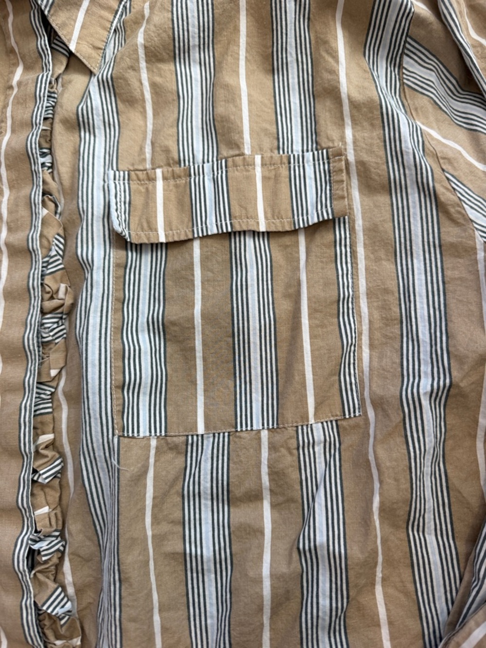 Damson Madder Kylie Ruffle Shirt Size 12 - C11-211 - Picture 7 of 14
